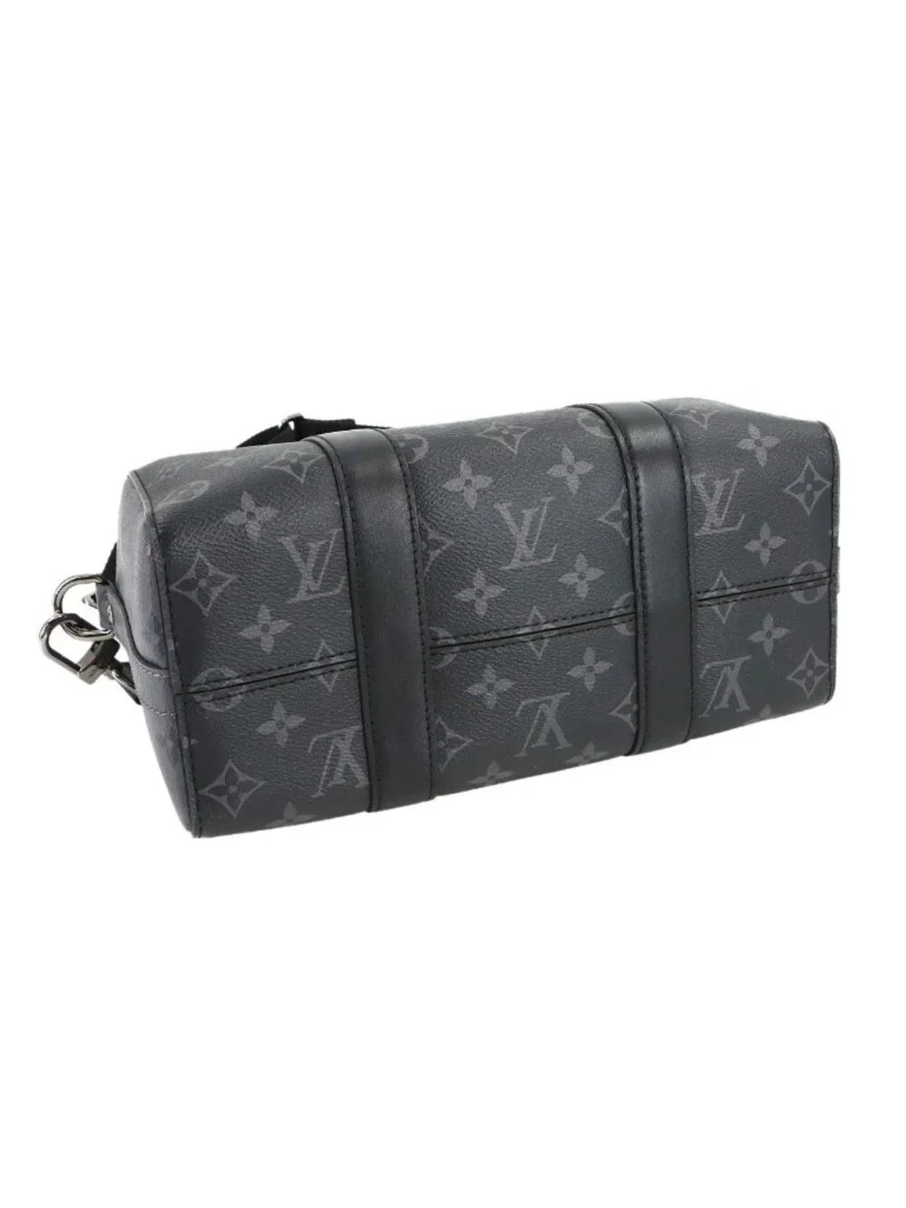 Louis Vuitton Monogram Eclipse Reverse City Keepall Shoulder Bag - Picture 4 of 9